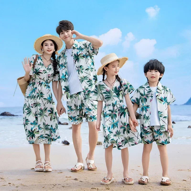 The Plant Parent - 家族のためのマッチングバケーションウェア,母,娘,父,息子,ビーチウェア,家族のスタイル,母,休暇