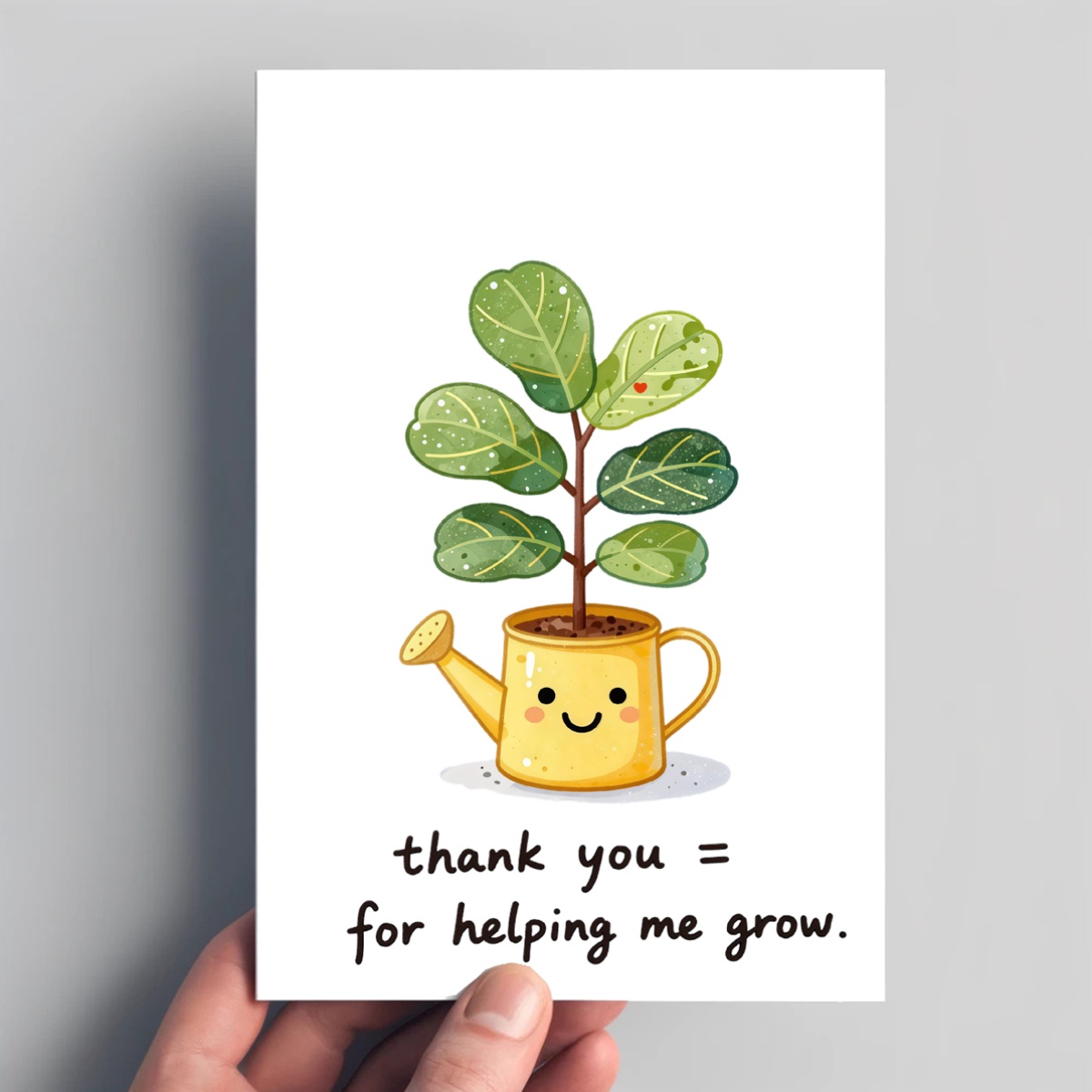 先生、指導者、親のための甘くて温かい感謝カード 1 枚 -  - The Plant Parent のレビューと価格