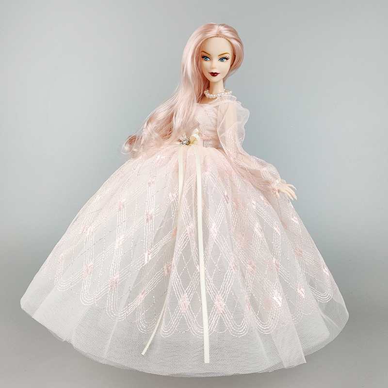 ピンクの手作り服 11.5 インチ人形の衣装プリンセスドレス - Philodendron Pink Princess のレビューと価格